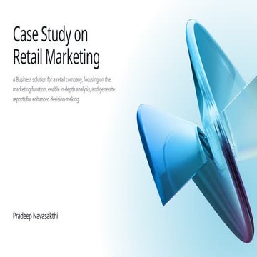 Marketing Campaign for Retail Industry - Case study