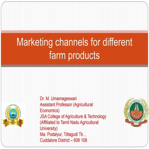 Marketing channel
