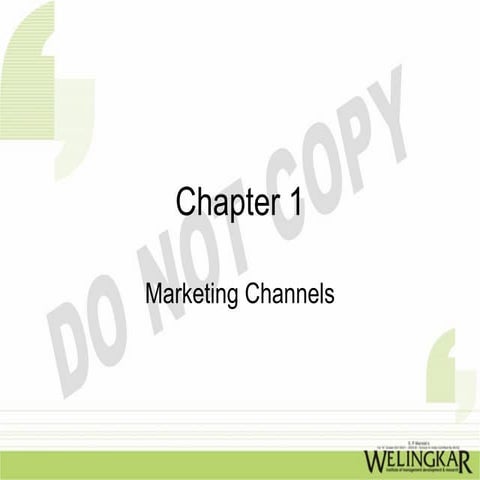 Marketing Channels
