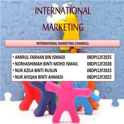 Marketing channels