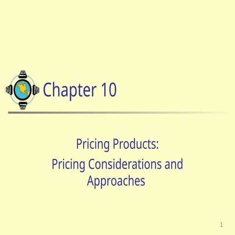 Marketing Chapter 10 Slides for the Lecture