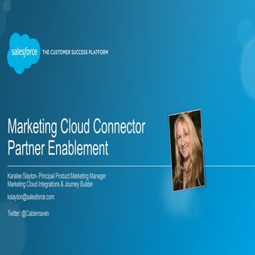 Marketing Cloud - Partner Office Hour (August 4, 2015)