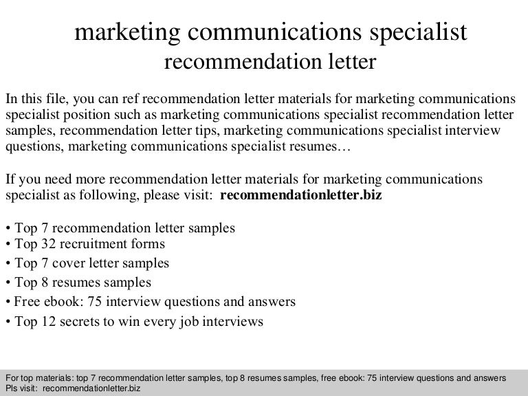 communication specialist resume