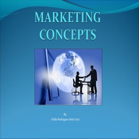 Basic Marketing Concepts
