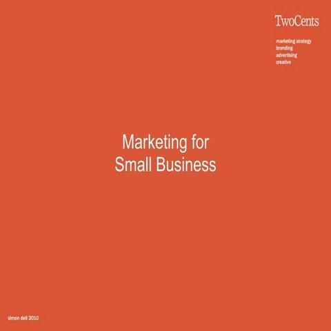 Marketing for Small Business