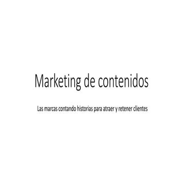 Que es el marketing de contenidos