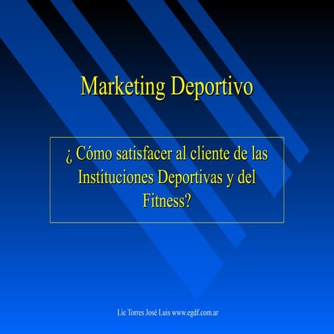 Marketing deportivo | PPTX