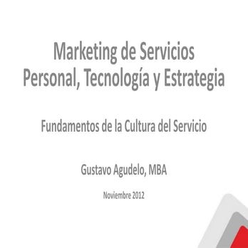 Marketing de servicios nov 2012