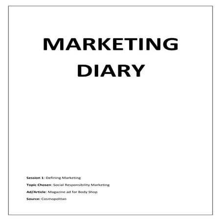 Marketing diary (autosaved)