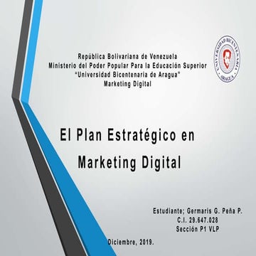 El Plan Estratégico en Marketing Digital