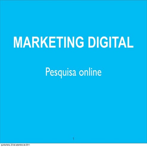 Planejamento de Marketing Digital - Parte 5