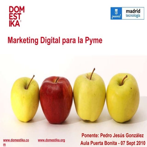 Marketing digital aula madrid tecnología 2010