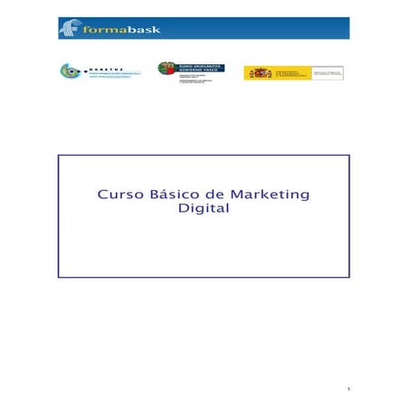 Curso Básico de Marketing Digital (Vitoria)