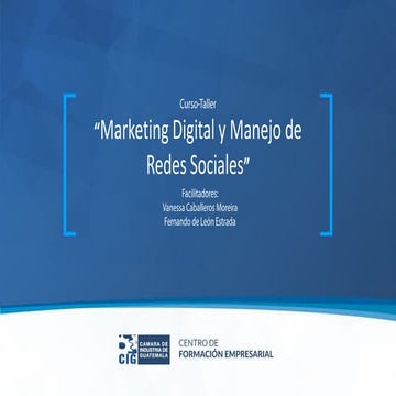 Curso Taller Marketing digital y manejo de redes sociales | PDF