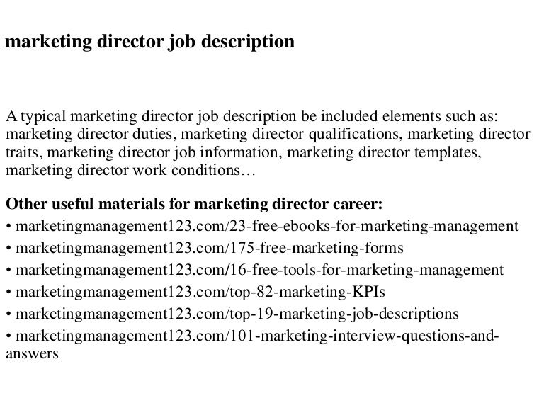director of engineering job description