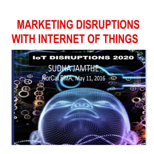  Marketing dDisruptions with Internet of Things