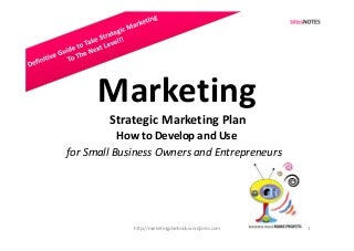 Marketing Plan Breakthrough_S6PEC Framework