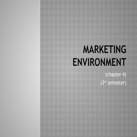 Marketing environment notes for graduates.ppt
