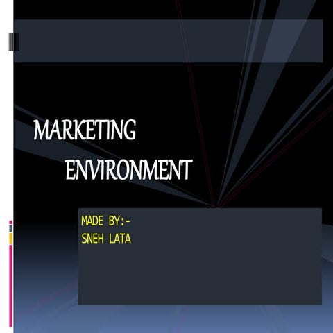 Marketing environment