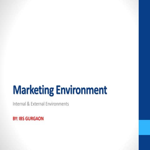 Marketing environment