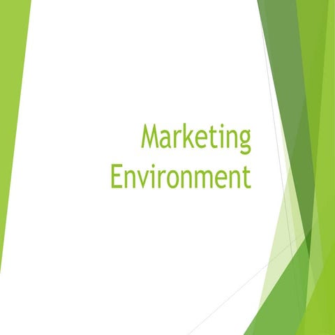 Marketing environment