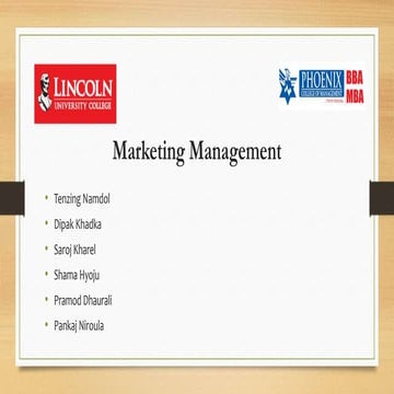 Marketing Management