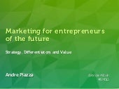 Marketing for entrepreneurs of the ...