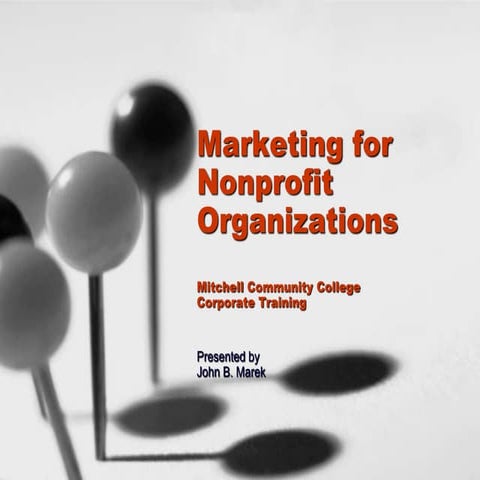 Marketing For Nonprofits Workshop