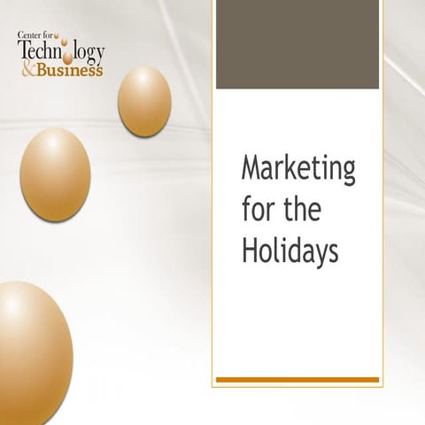 Marketing for the Holidays