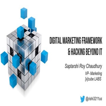 Digital Marketing Framework & Hacking Beyond It : Saptarshi Roy Chaudhury