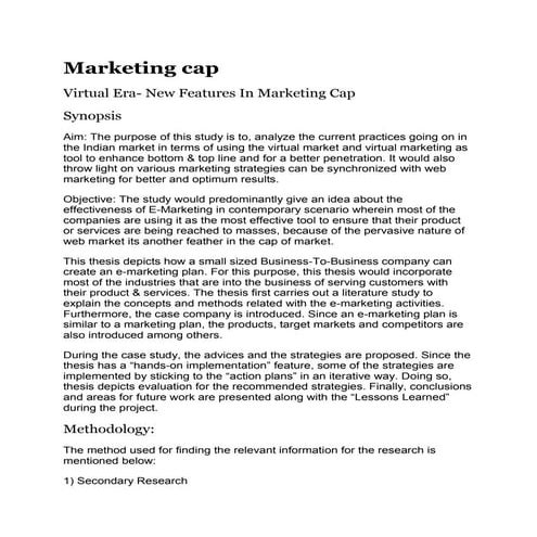 Marketing game theory