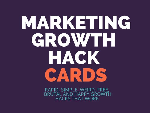 30 Brilliant marketing growth hack ...