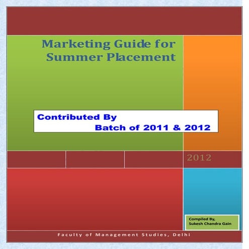 Marketing guide for MBA Students_FMS Delhi