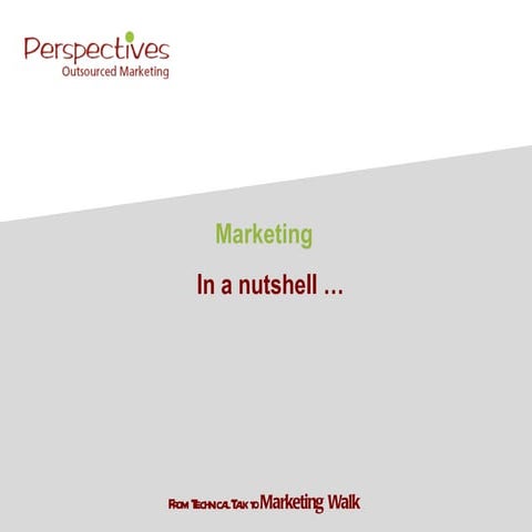 Marketing : In a Nutshell | PPTX