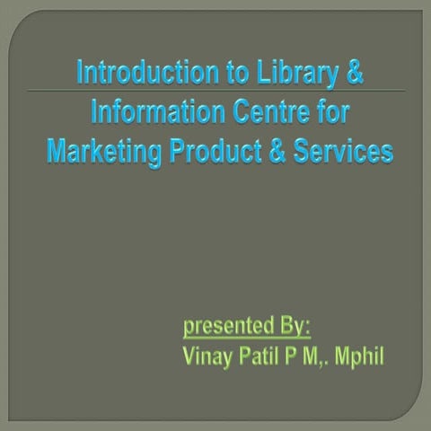 Marketing information