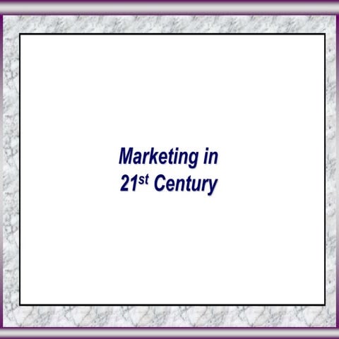 Marketing in new liberalised economy