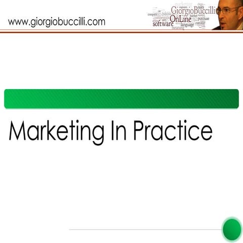 Marketing in Practise