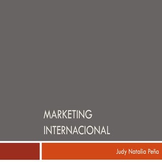 Marketing internacional