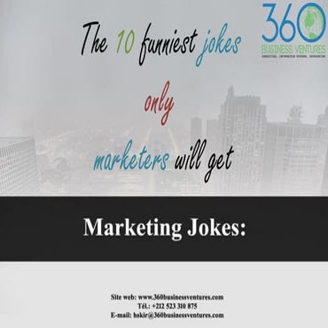 Marketing jokes only marketers will get