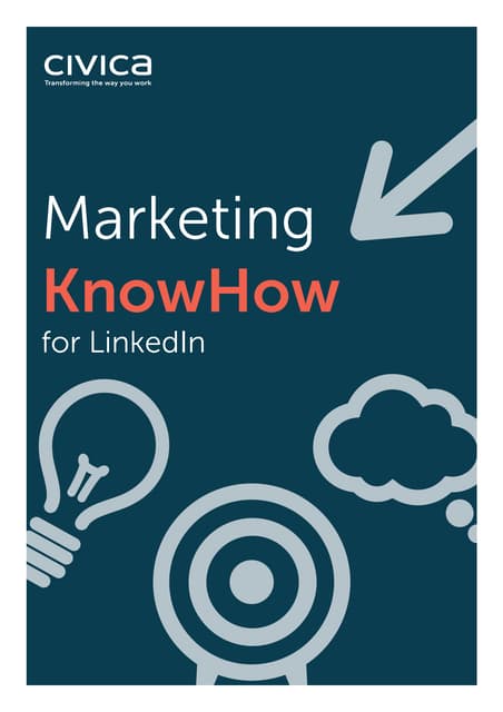 Marketing KnowHow for LinkedIn