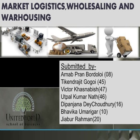 Marketing,logistics,wholeselling and warehousing