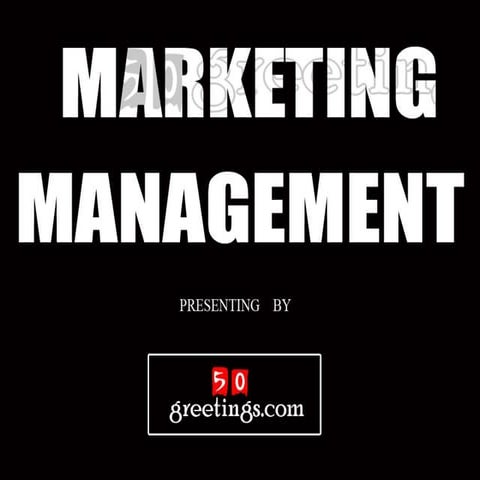 Marketing Management