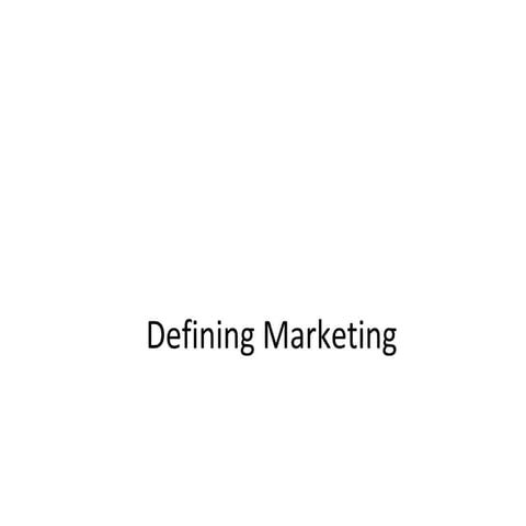 Marketing management