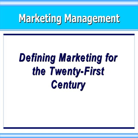 Marketing Management