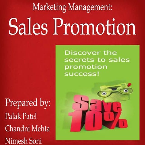 Sales Promotion in India