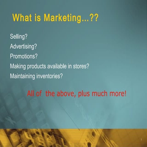 Marketing management