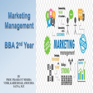 Marketing Management - BBA II Year.ppt