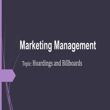 Marketing Management Innovative Hoardings and Billboards 2017