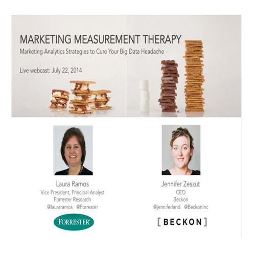 Marketing Measurement Therapy Webcast slides by BECKON