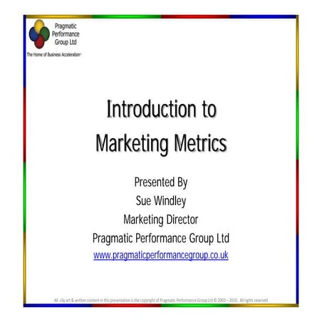 Marketing Metrics